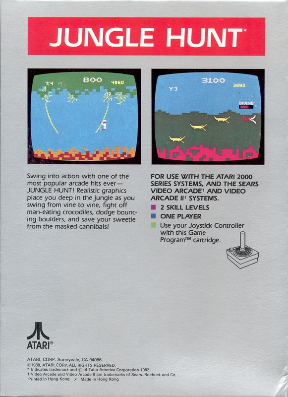 Jungle Hunt - Atari 2600