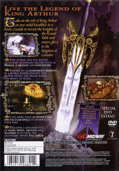 Legion: The Legend of Excalibur - PlayStation 2
