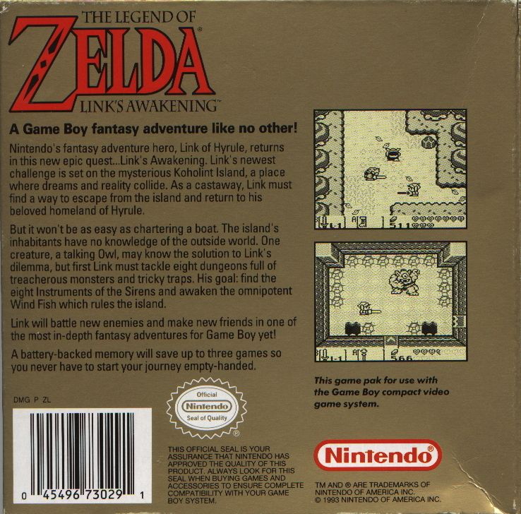 Legend of Zelda: Link's Awakening - Game Boy