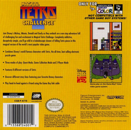 Magical Tetris Challenge - Game Boy Color