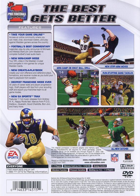 Madden NFL 2003 - PlayStation 2
