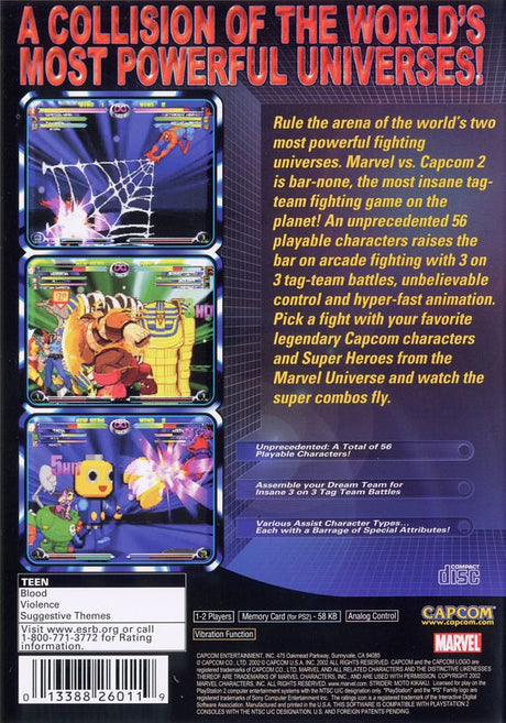 Marvel vs. Capcom 2: New Age Of Heroes - PlayStation 2