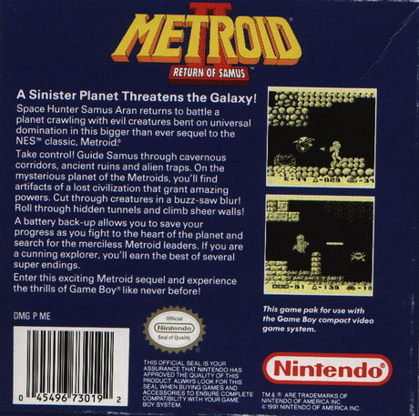 Metroid II: Return of Samus - Game Boy