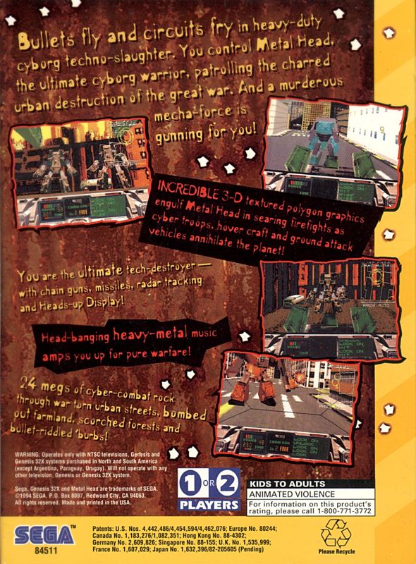 Metal Head - SEGA 32X