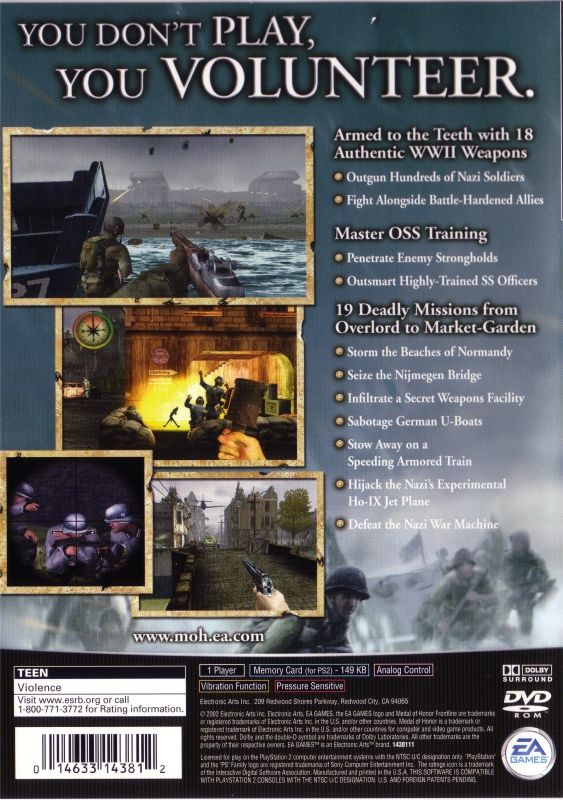 Medal of Honor: Frontline - PlayStation 2