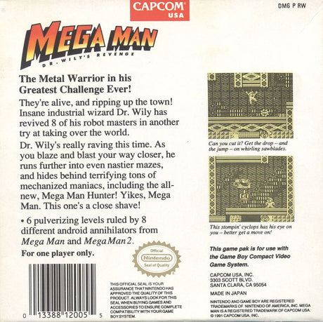 Mega Man: Dr. Wily's Revenge - Game Boy