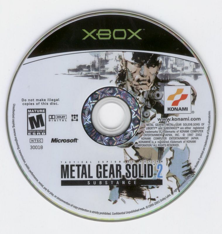 Metal Gear Solid 2: Substance - Xbox