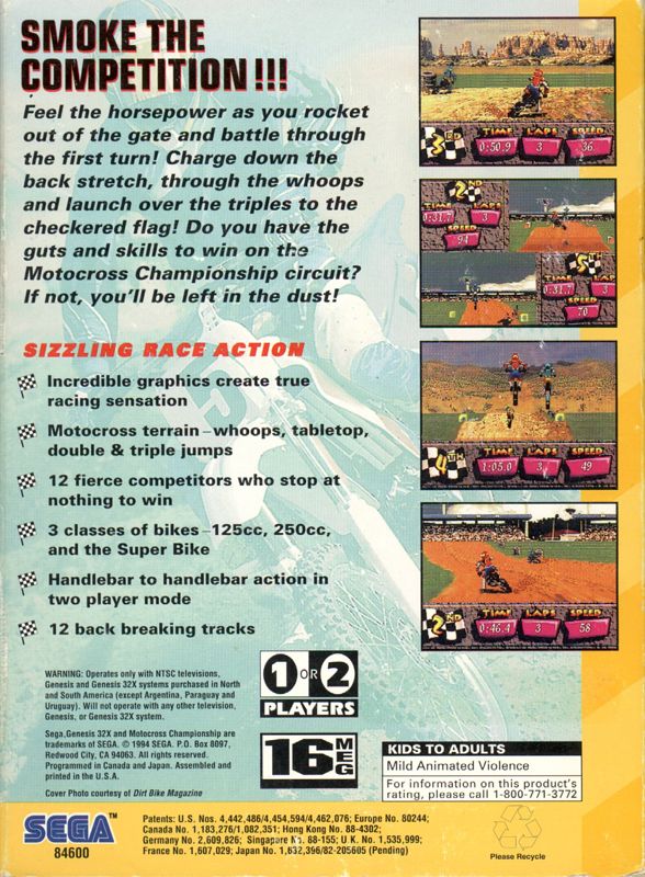 Motocross Championship - SEGA 32X