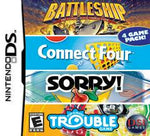 Battleship / Connect Four / Sorry / Trouble - Nintendo DS