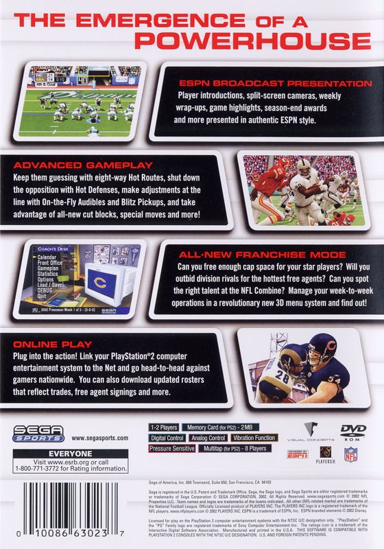 NFL 2K3 - PlayStation 2