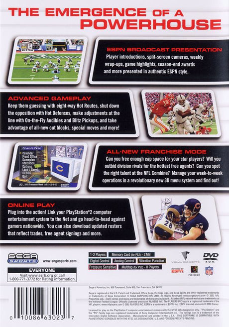 NFL 2K3 - PlayStation 2