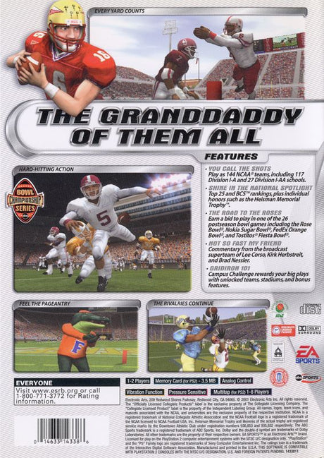 NCAA Football 2002 - PlayStation 2