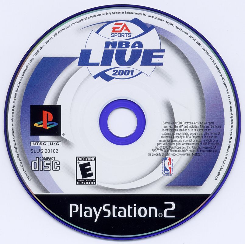 NBA Live 2001 - PlayStation 2