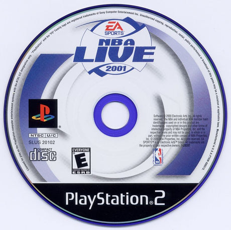 NBA Live 2001 - PlayStation 2
