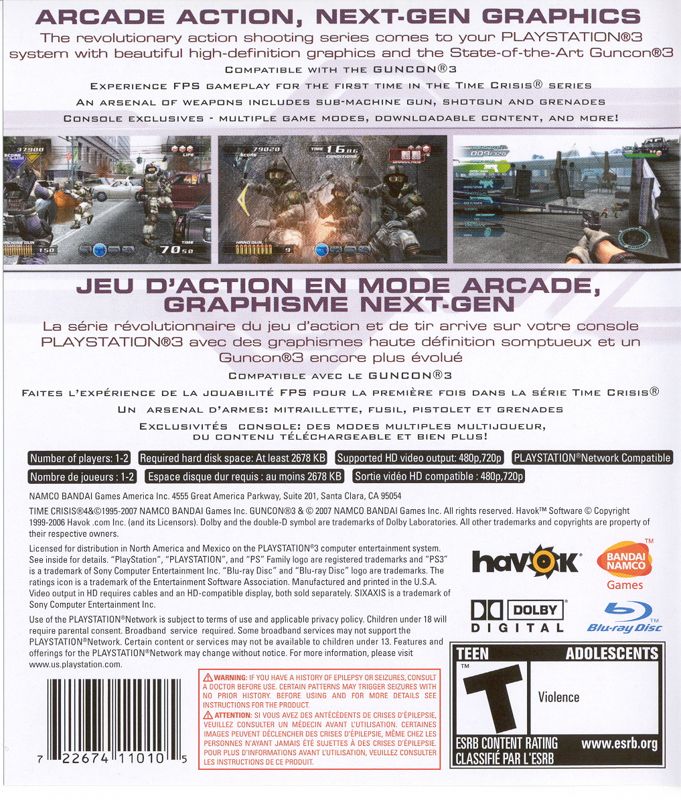 Time Crisis 4 - PlayStation 3