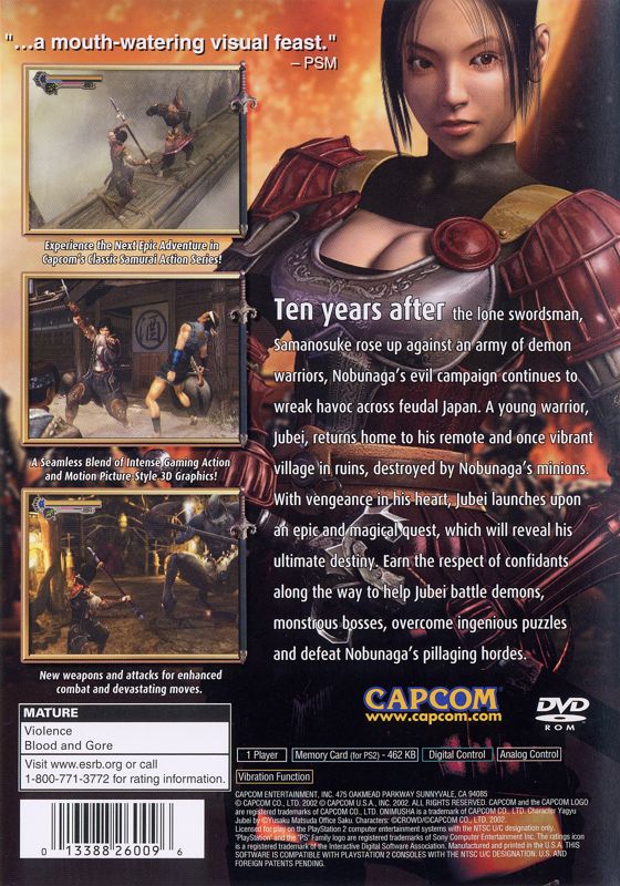 Onimusha 2: Samurai's Destiny - PlayStation 2