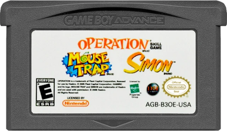 Mouse Trap / Operation / Simon - Game Boy Advance