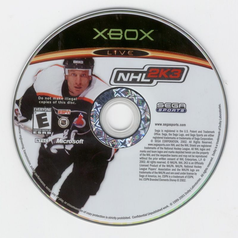 NHL 2K3 - Xbox