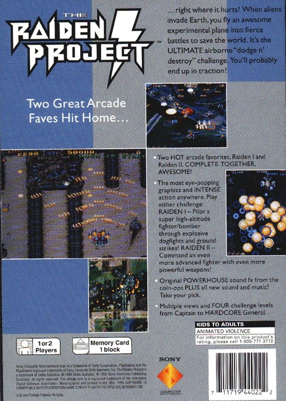 The Raiden Project - PlayStation