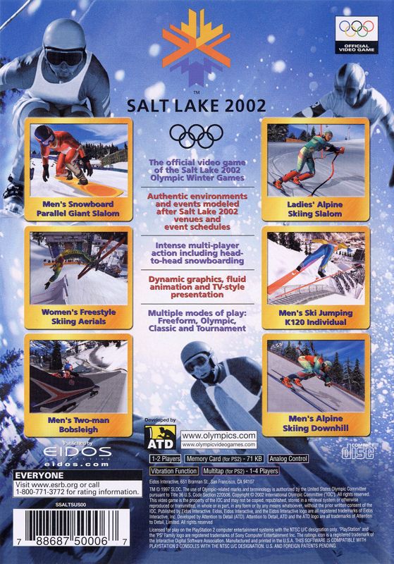 Salt Lake 2002 Olympics - PlayStation 2