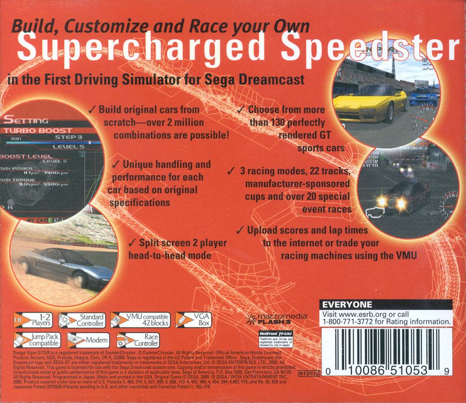 SEGA GT - SEGA Dreamcast