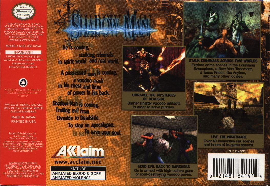 Shadow Man - Nintendo 64