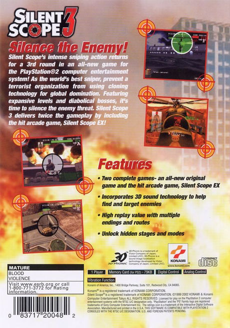 Silent Scope 3 - PlayStation 2