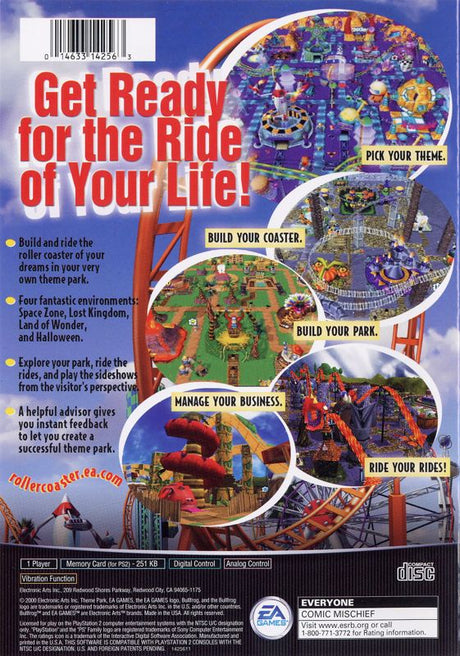 Theme Park Roller Coaster - PlayStation 2
