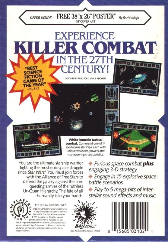 Star Control - SEGA Genesis