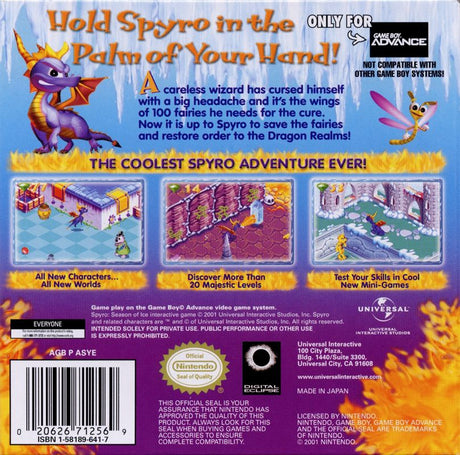 Spyro: Season of Ice - Game Boy Advance
