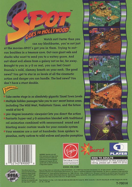 Spot Goes To Hollywood - Sega Saturn