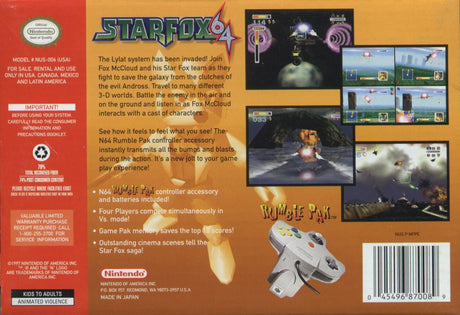 Star Fox 64 - Nintendo 64