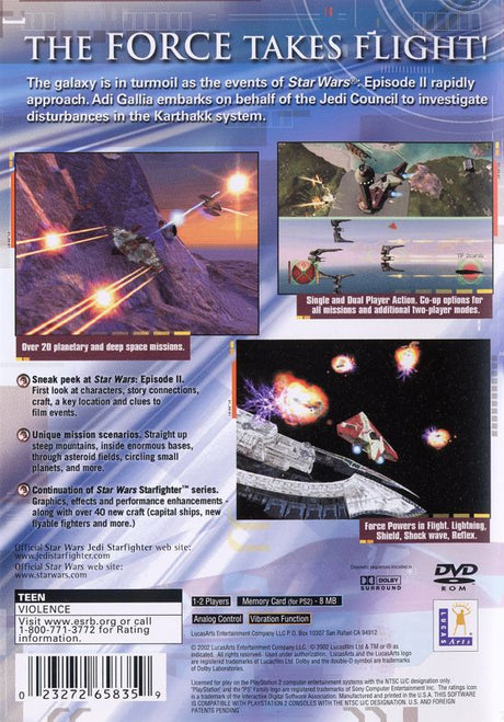 Star Wars: Jedi Starfighter - PlayStation 2