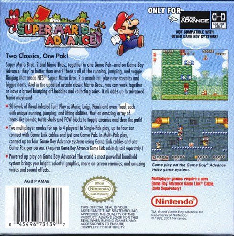 Super Mario Advance - Game Boy Advance