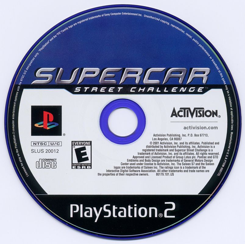 Supercar Street Challenge - PlayStation 2