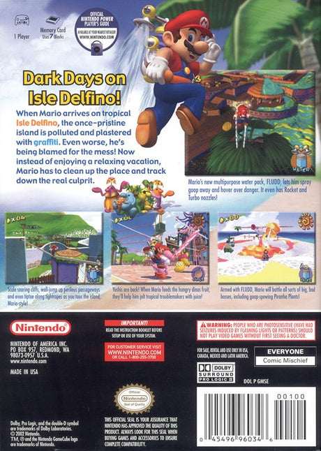 Super Mario Sunshine - GameCube