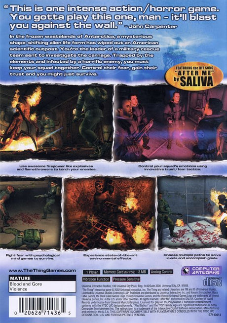 The Thing - PlayStation 2