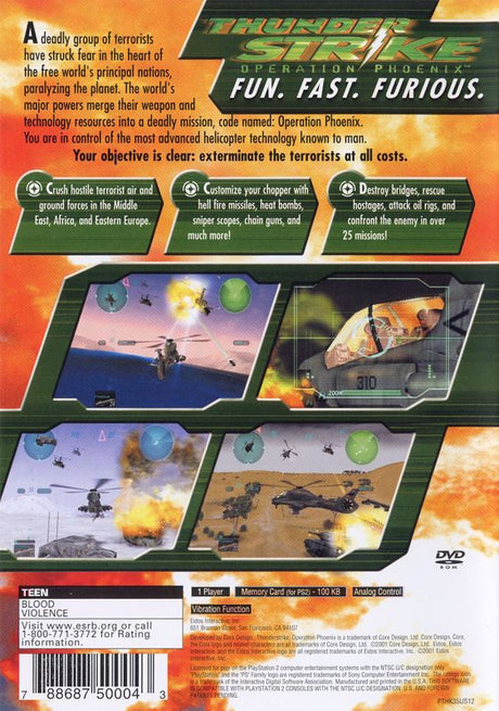 Thunderstrike: Operation Phoenix - PlayStation 2
