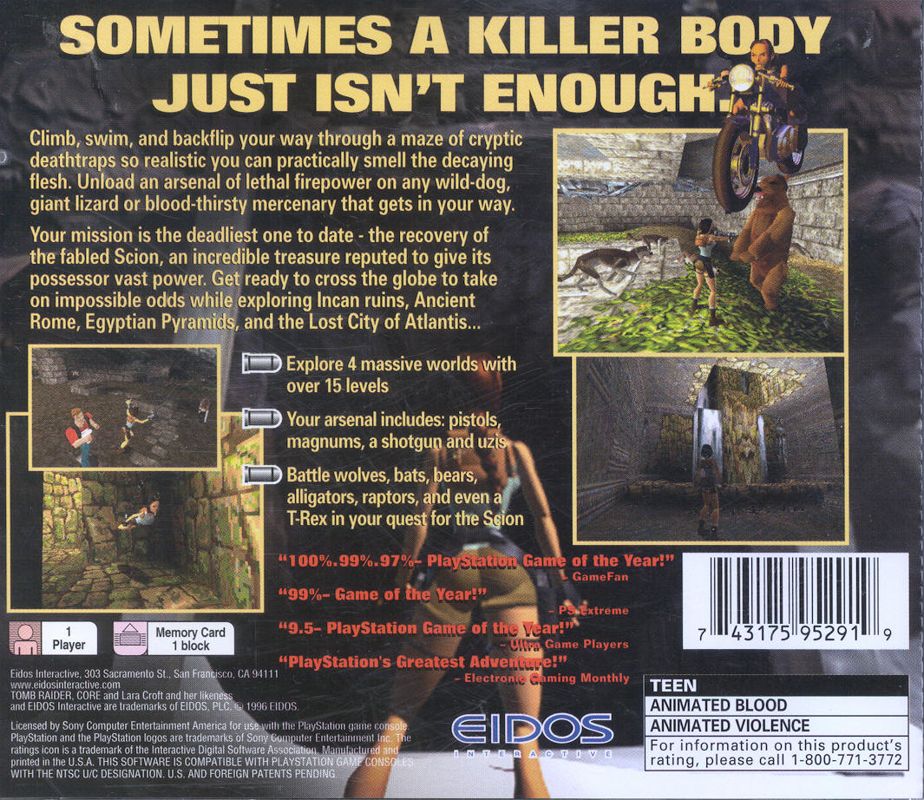 Tomb Raider - PlayStation