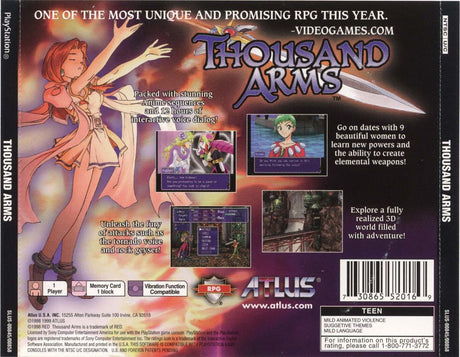 Thousand Arms - PlayStation