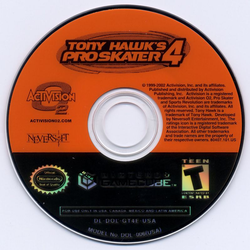 Tony Hawk’s Pro Skater 4 - GameCube