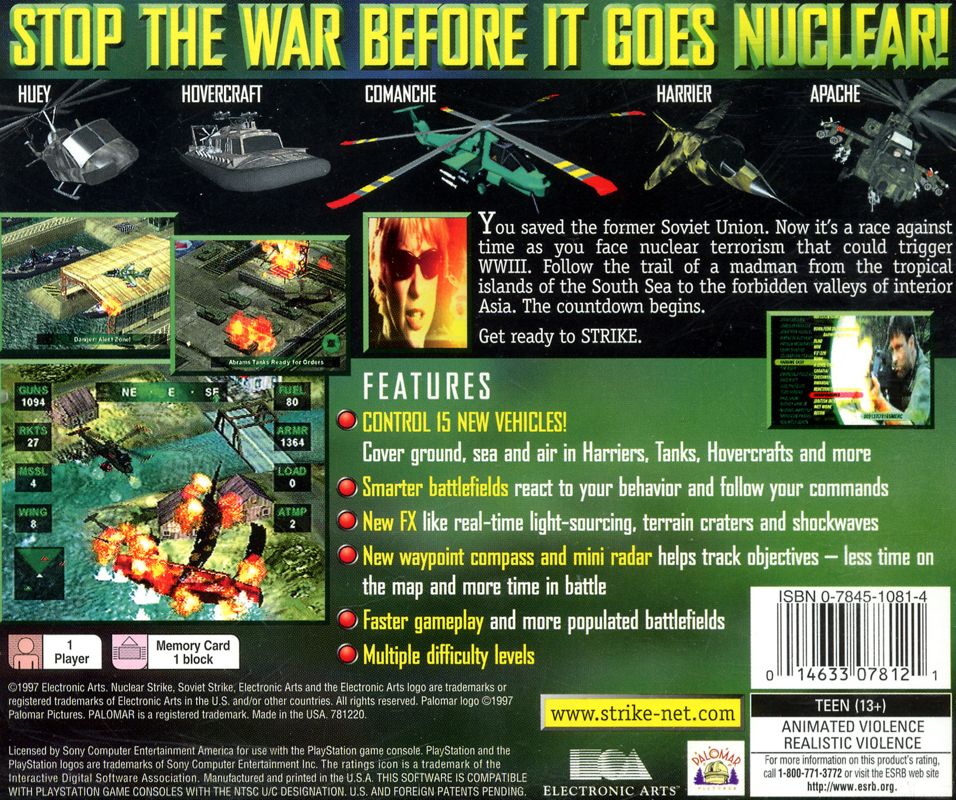 Nuclear Strike - PlayStation
