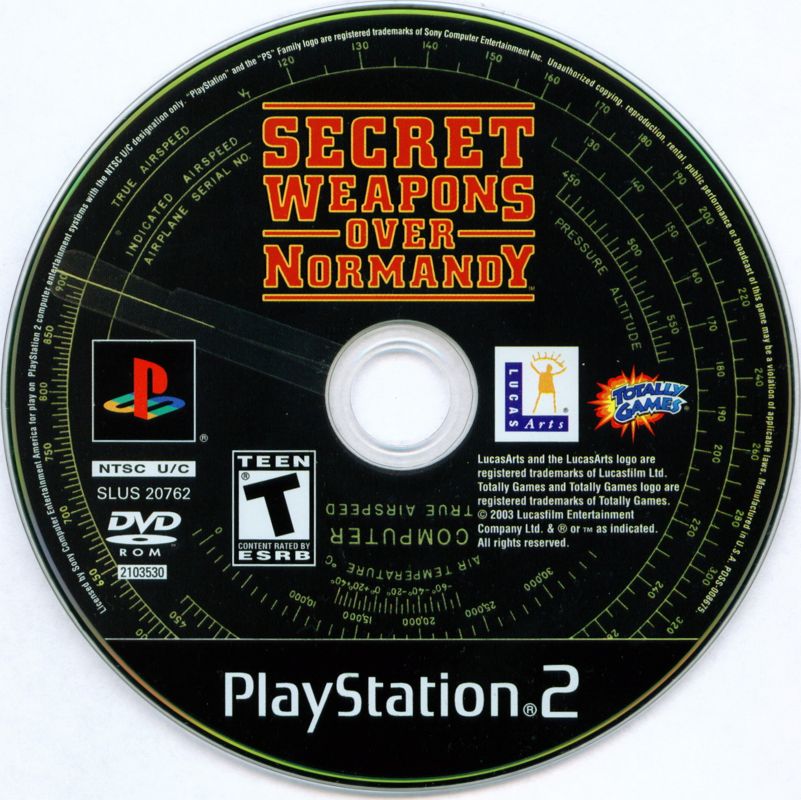 Secret Weapons Over Normandy - PlayStation 2