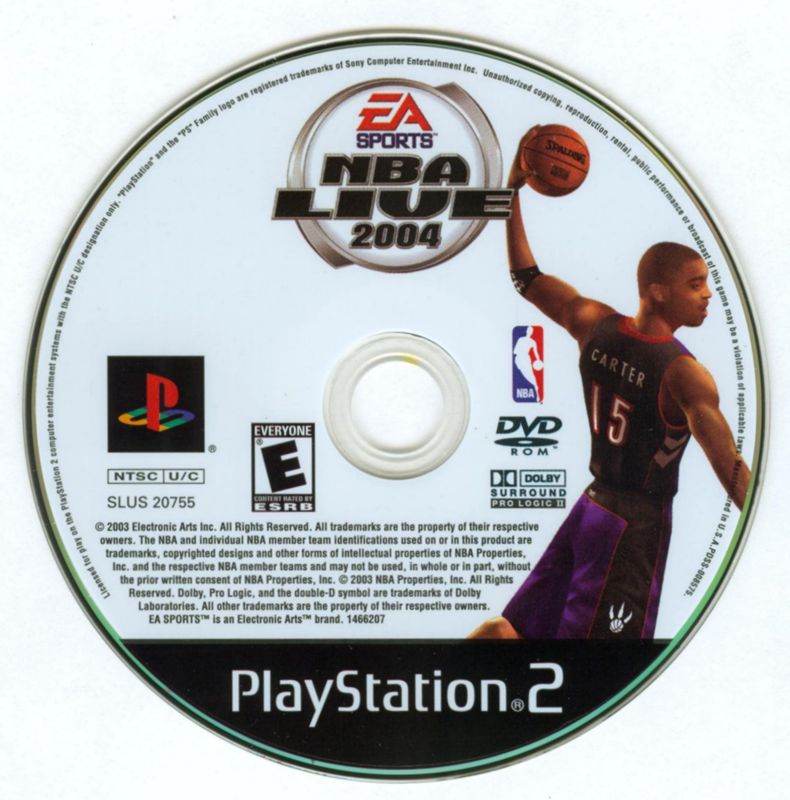 NBA Live 2004 - PlayStation 2