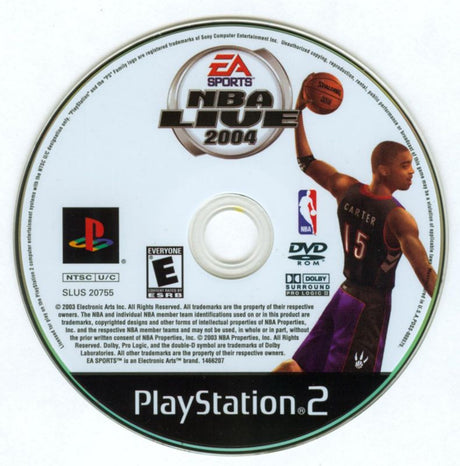 NBA Live 2004 - PlayStation 2