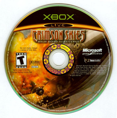 Crimson Skies: High Road to Revenge - Xbox