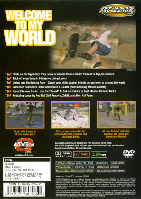 Tony Hawk's Pro Skater 3 - PlayStation 2
