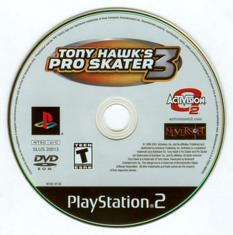 Tony Hawk's Pro Skater 3 - PlayStation 2