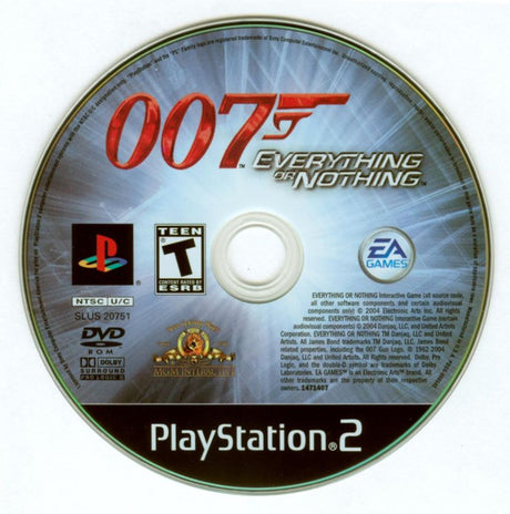 007 Everything or Nothing - PlayStation 2