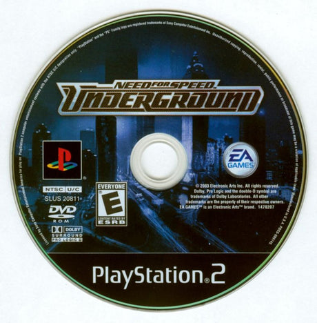 Need for Speed: Underground - PlayStation 2